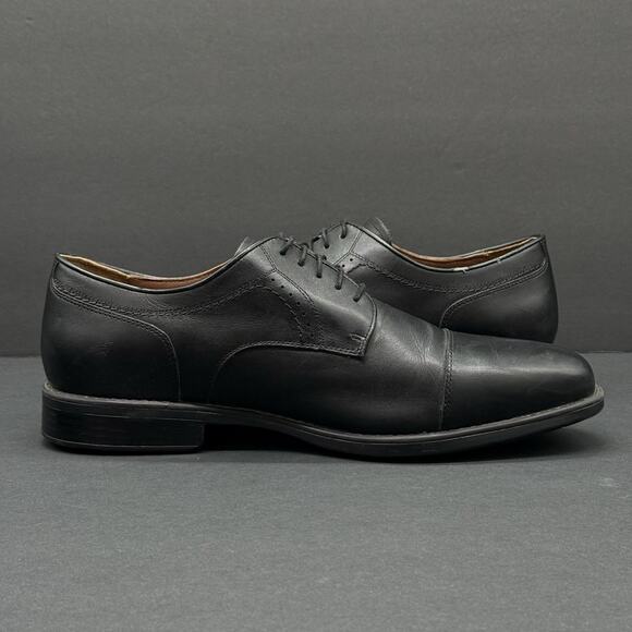 Johnston & Murphy XC4 Black Cap Toe Oxford Leather Comfort 15-241 Size 12M main image 11
